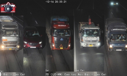 Danh sách 70 người vượt đèn đỏ bị camera AI phát hiện trong ngày 17/12 tại nội đô Hà Nội và cao tốc Nội Bài - Lào Cai